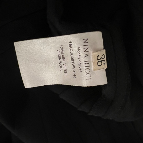 Nina Ricci midi wool wrap skirt - Picture 4 of 4